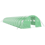 Vidaxl Tuinkas with steel frame 72 m² 18x4x2 m green