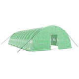 Vidaxl Tuinkas with steel frame 72 m² 12x6x2.85 m green