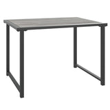 Vidaxl tuintafel 55x40x37 cm staal antracietkleurig