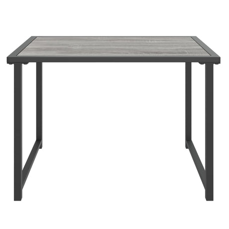 Vidaxl tuintafel 55x40x37 cm staal antracietkleurig