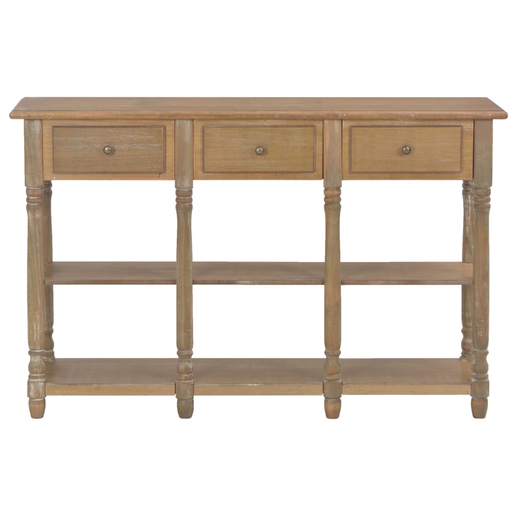 Vidaxl wandtafel 110x30x76 cm bewerkt hout