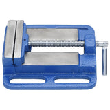 VidaXL vice for column drilling machine 100 mm cast iron blue