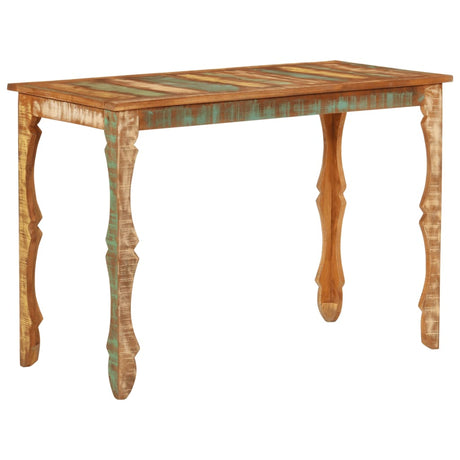 Vidaxl eettafel 110x52x76 cm gerecycled massief hout