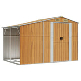 SHED JARDIN VIDAXL 277X192.5X179 CM GALVANISÉ ACI