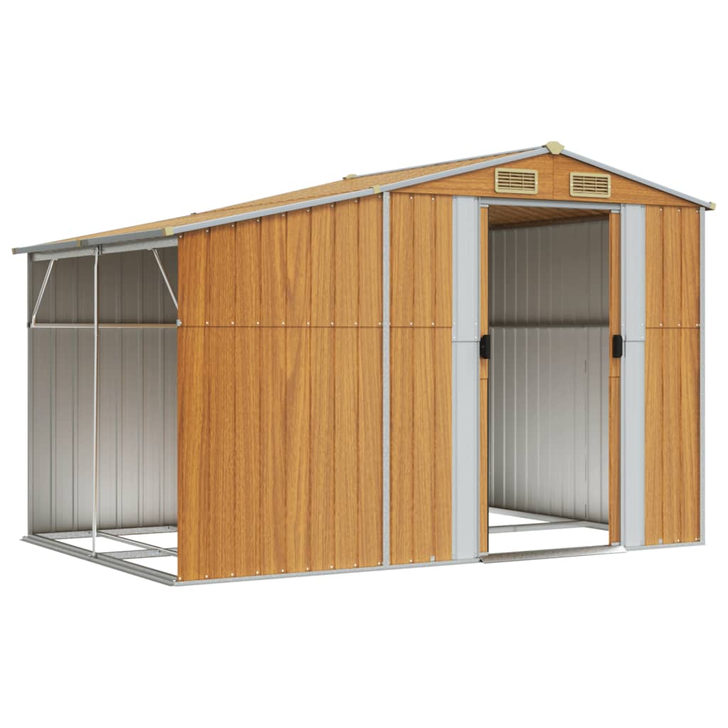 SHED JARDIN VIDAXL 277X192.5X179 CM GALVANISÉ ACI