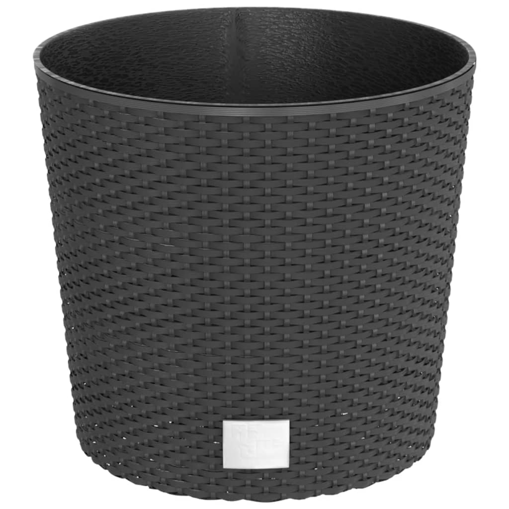 Vidaxl Planter Omovatelný Bak Rattan vzhled 15 15,3 l pp Antracite