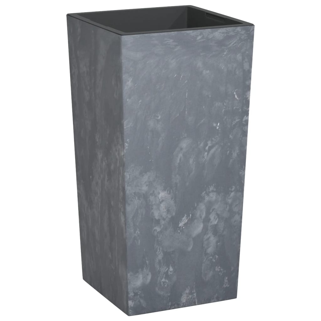 Vidaxl plantenbak met uitneembare bak beton-look 21 49 l pp grijs
