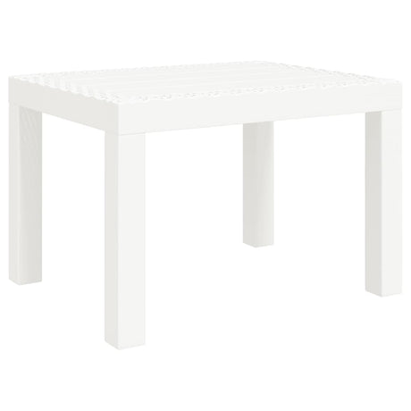 Vidaxl tuintafel 59x47x40 cm pp wit