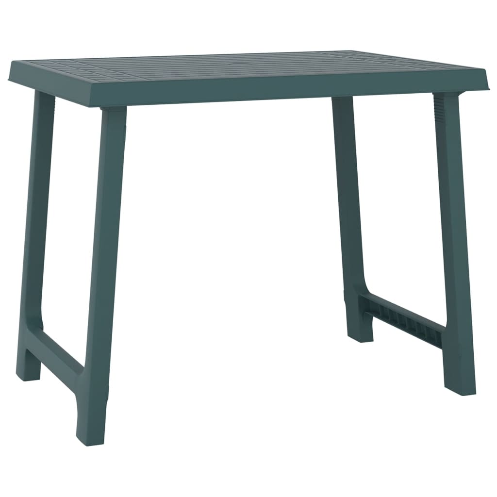 Vidaxl campingtafel hout-look 79x56x64 cm pp groen