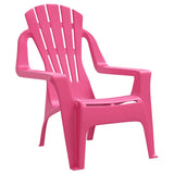 Vidaxl kindertuinstoelen 2 st hout-look 37x34x44 cm polypropeen roze