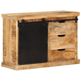 Vidaxl dressoir 80x30x55 cm massief ruw mangohout