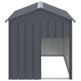 Vidaxl hondenhok met dak 117x153x123 cm gegalvaniseerd staal antraciet
