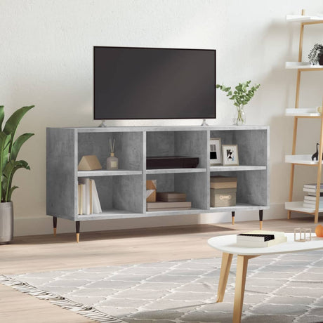 Vidaxl tv-meubel 103,5x30x50 cm bewerkt hout betongrijs