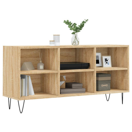 Vidaxl tv-meubel 103,5x30x50 cm bewerkt hout sonoma eikenkleurig