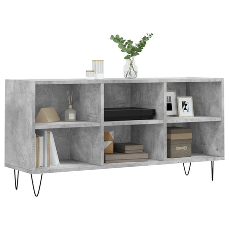 Vidaxl tv-meubel 103,5x30x50 cm bewerkt hout betongrijs