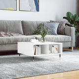 Vidaxl salontafel 60x60x30 cm bewerkt hout wit