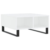 Vidaxl salontafel 60x60x30 cm bewerkt hout wit