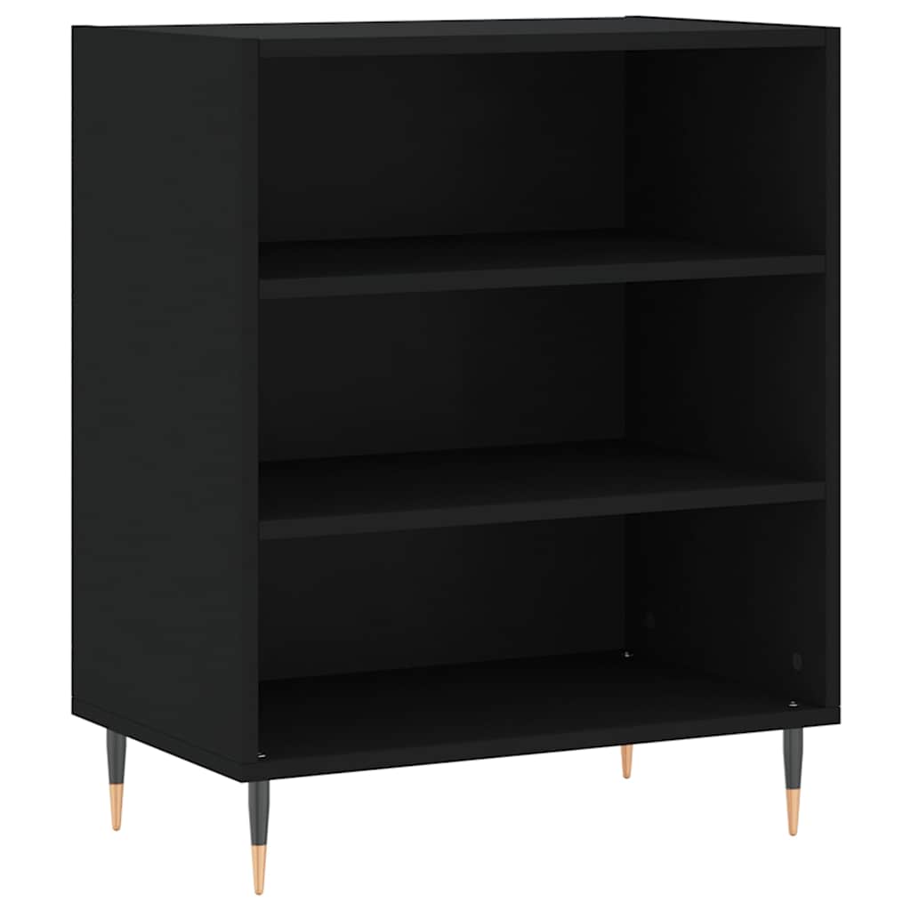 Vidaxl dressoir 57x35x70 cm bewerkt hout zwart