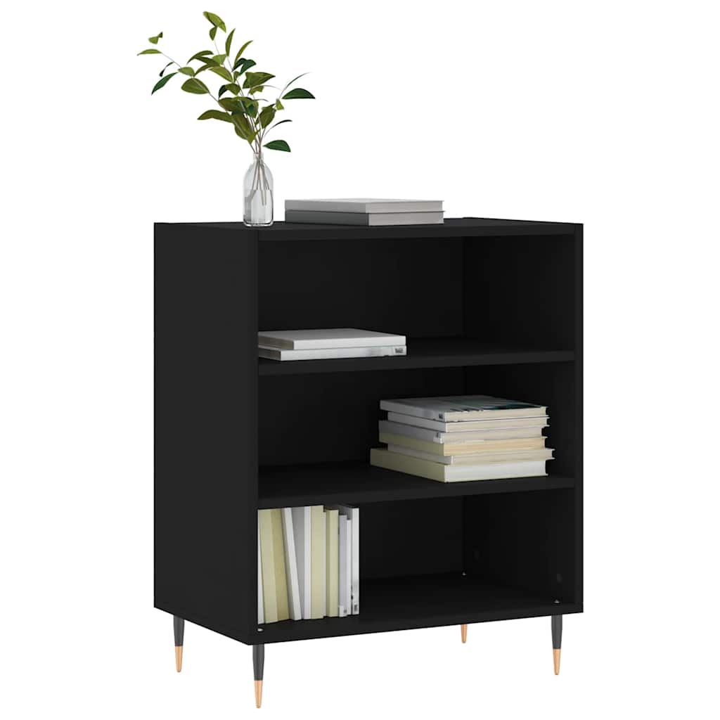 Vidaxl dressoir 57x35x70 cm bewerkt hout zwart