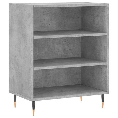 Vidaxl dressoir 57x35x70 cm bewerkt hout betongrijs