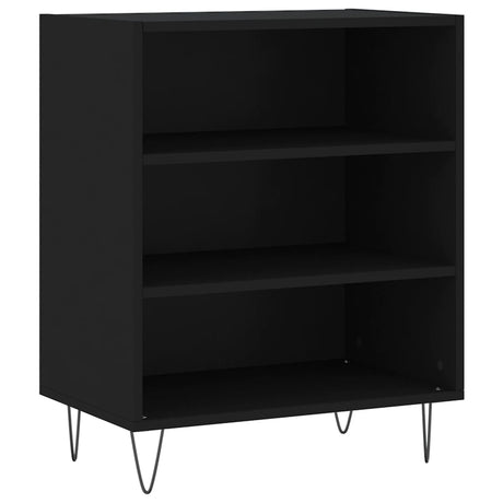 Vidaxl dressoir 57x35x70 cm bewerkt hout zwart