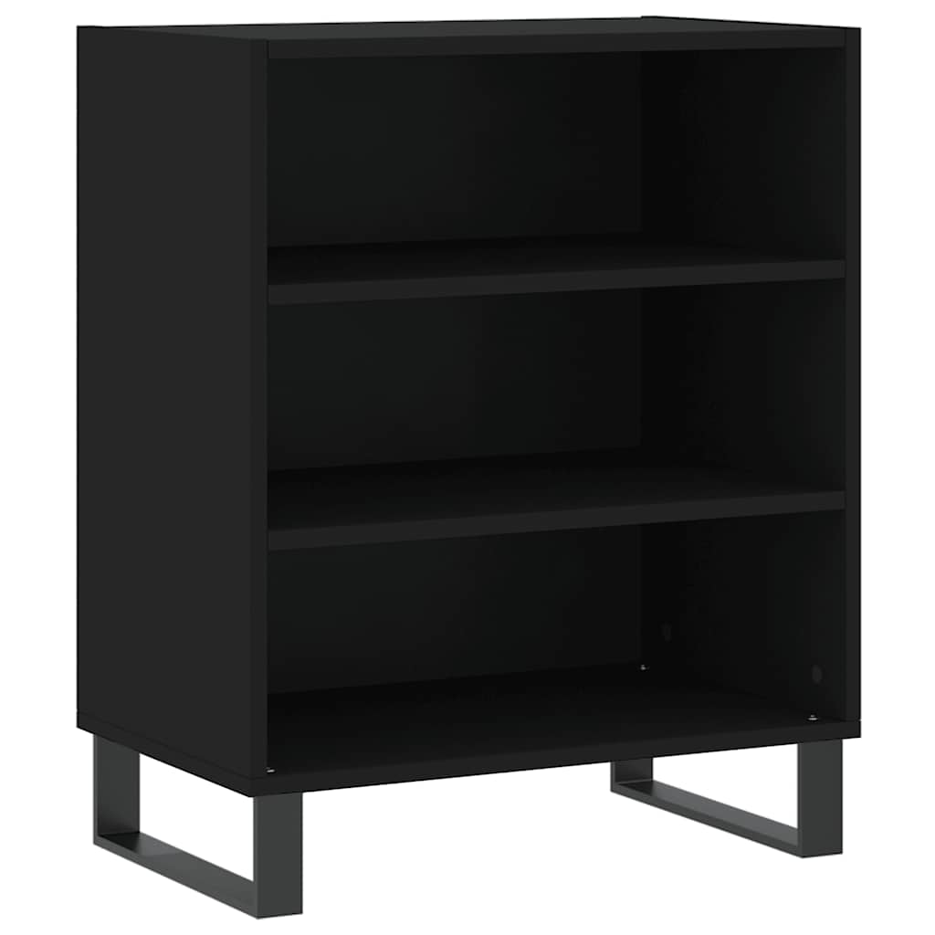 Vidaxl dressoir 57x35x70 cm bewerkt hout zwart