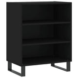 Vidaxl dressoir 57x35x70 cm bewerkt hout zwart