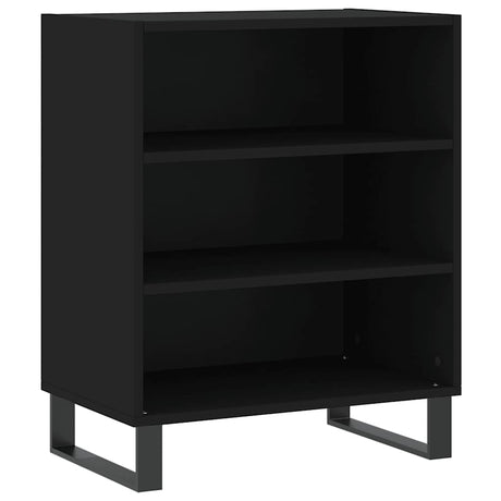 Vidaxl dressoir 57x35x70 cm bewerkt hout zwart