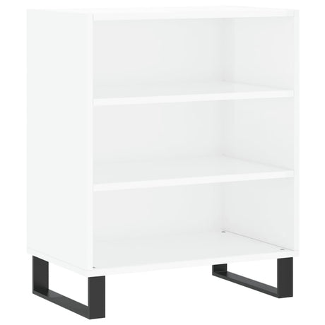 Vidaxl dressoir 57x35x70 cm bewerkt hout hoogglans wit