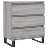 Vidaxl dressoir 60x35x70 cm bewerkt hout grijs sonoma eikenkleurig