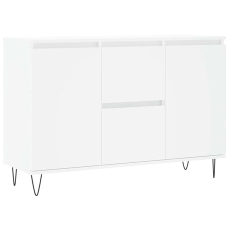 Vidaxl dressoir 101,5x35x70 cm bewerkt hout wit