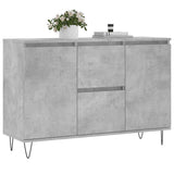 Vidaxl dressoir 101,5x35x70 cm bewerkt hout betongrijs