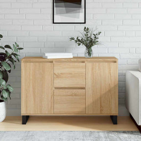 Vidaxl dressoir 101,5x35x70 cm bewerkt hout sonoma eikenkleurig