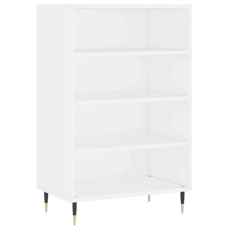 Vidaxl hoge kast 57x35x90 cm bewerkt hout wit