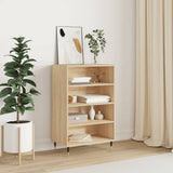 Vidaxl hoge kast 57x35x90 cm bewerkt hout sonoma eikenkleurig