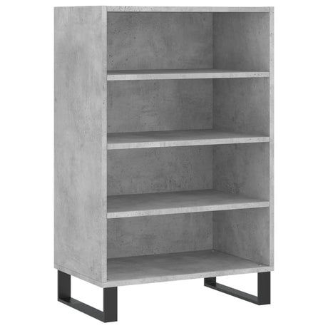 Vidaxl hoge kast 57x35x90 cm bewerkt hout betongrijs