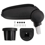 Vidaxl armsteun 13,5x32,5x(31-46,5) cm abs zwart