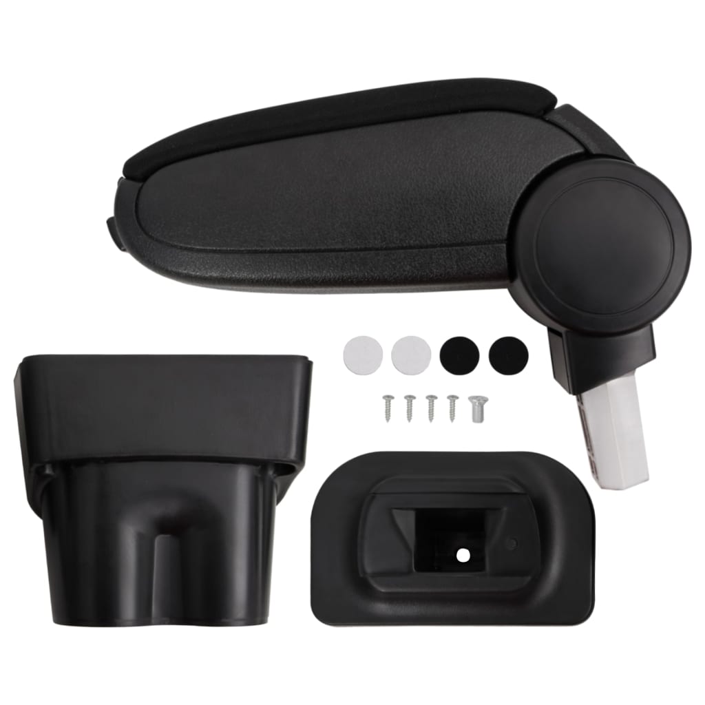 Vidaxl autoarmsteun 17x32x(35,5-52) cm abs zwart