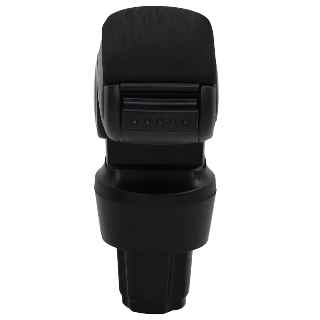 Vidaxl autoarmsteun 13x33x(33-49) cm abs zwart
