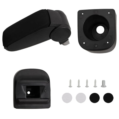 Vidaxl autoarmsteun voor vw polo 6r 6c (2009-2017) 12x34x(35-47) cm abs zwart