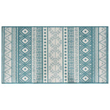 Vidaxl Outdoor Tug reversibel 80x150 cm Aqua a Wäiss