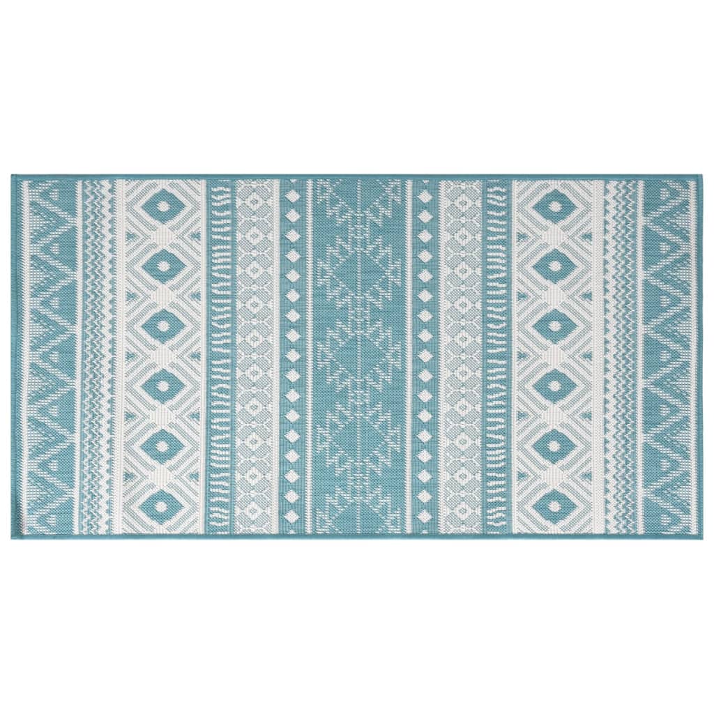 Vidaxl Outdoor Tug reversibel 80x150 cm Aqua a Wäiss