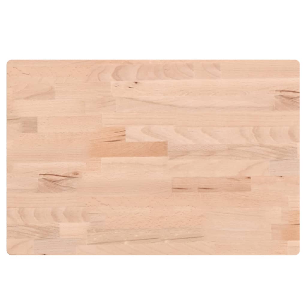 Vidaxl tafelblad rechthoekig 60x40x1,5 cm massief beukenhout
