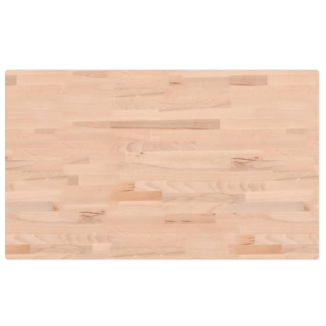 Vidaxl tafelblad rechthoekig 100x60x2,5 cm massief beukenhout