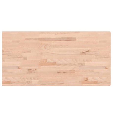 Vidaxl tafelblad rechthoekig 100x50x4 cm massief beukenhout