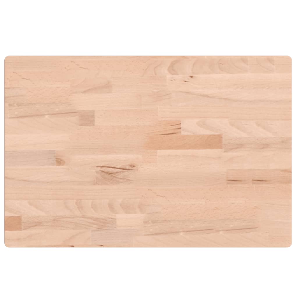 Vidaxl tafelblad rechthoekig 60x40x4 cm massief beukenhout