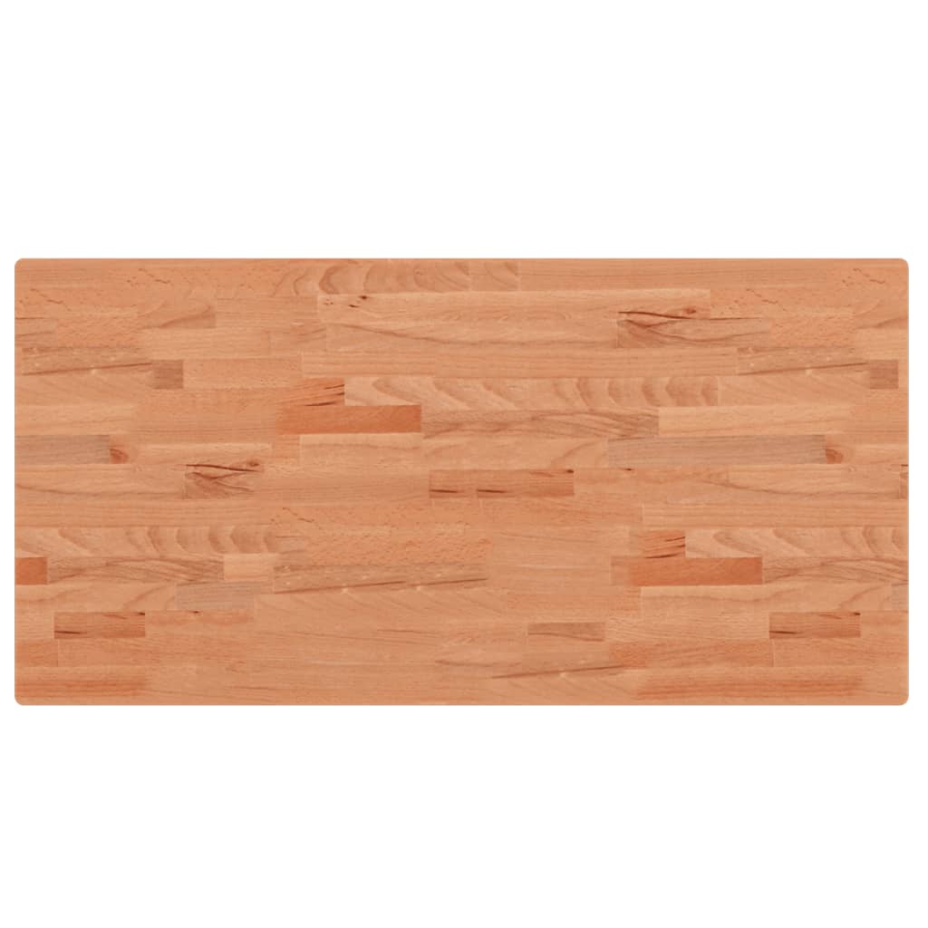 Vidaxl tafelblad rechthoekig 100x50x2,5 cm massief beukenhout
