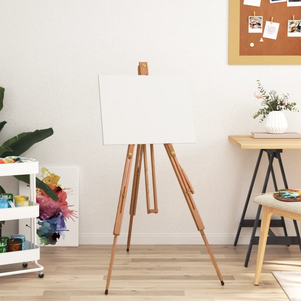 Vidaxl Easel 100x104x172 cm de madera de haya sólida