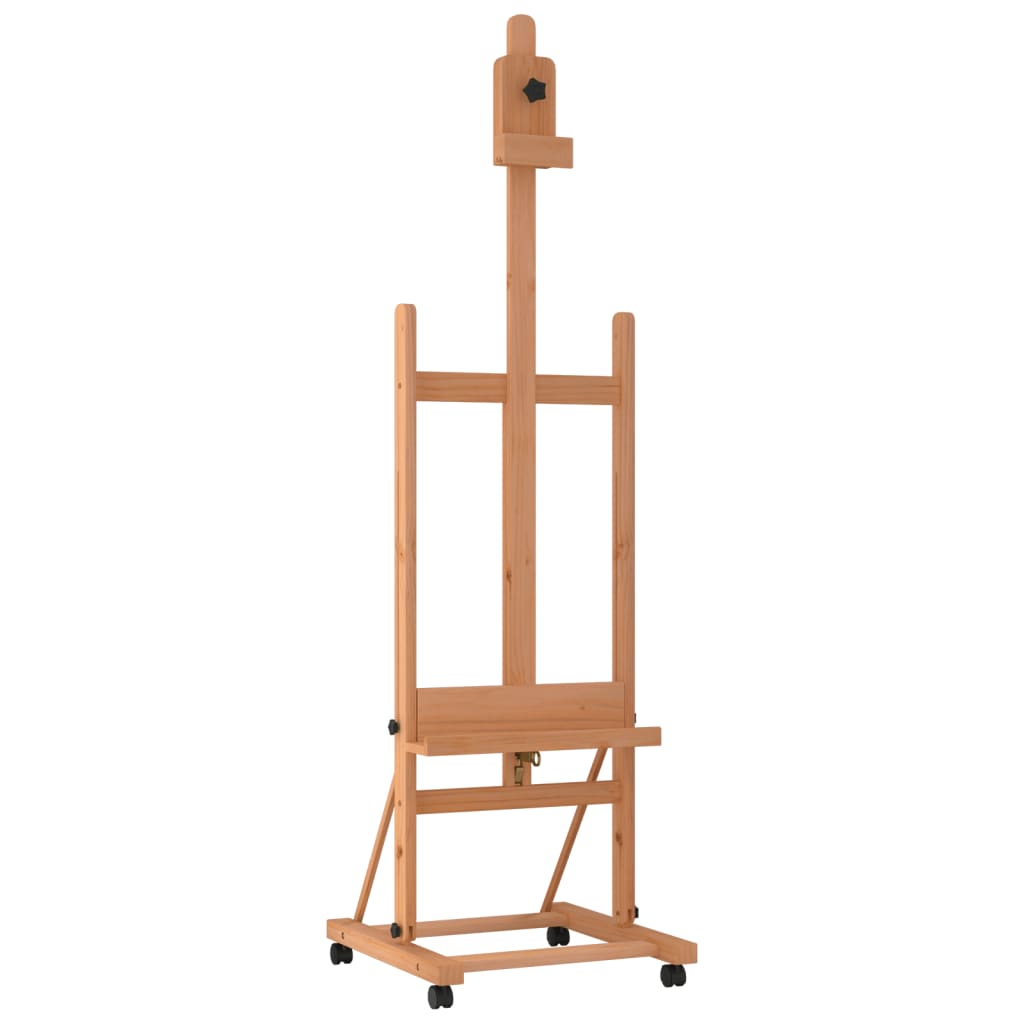 Vidaxl Easel 55x53.5x178 cm Legno di faggio solido