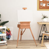 Vidaxl Easel 81x121x173 cm Legno di faggio solido